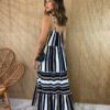 fernandaramosstore com br vestido midi sem bojo amarracao nas alcas preto branco e bege 4