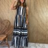 fernandaramosstore com br vestido midi sem bojo amarracao nas alcas preto branco e bege 5