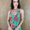 fernandaramosstore com br vestido midi sem bojo com fenda estampado verde 3