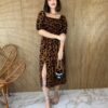 fernandaramosstore com br vestido midi sem bojo com lastex e abertura animal print 2