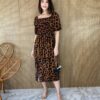 fernandaramosstore com br vestido midi sem bojo com lastex e abertura animal print 4