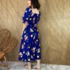 fernandaramosstore com br vestido midi sem bojo com lastex e amarracao estampa azul 5