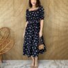 fernandaramosstore com br vestido midi sem bojo com lastex estampa borboletas fundo preto 1