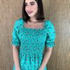 fernandaramosstore com br vestido midi sem bojo com lastex estampado flores verde 2