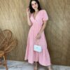 fernandaramosstore com br vestido midi sem bojo estampado rosa lastex na cintura 2