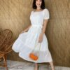 fernandaramosstore com br vestido midi sem bojo manga curta com amarracao solta branco 1