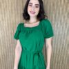 fernandaramosstore com br vestido midi sem bojo manga curta com amarracao solta verde 1