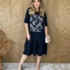 fernandaramosstore com br vestido midi sem bojo travel journal preto detalhe branco