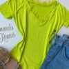 fernandaramosstore com br blusa feminina manga curta detalhe em renda verde lima