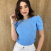 fernandaramosstore com br blusa feminina manga curta laise azul 2