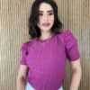 fernandaramosstore com br blusa feminina manga curta laise fucsia