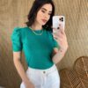 fernandaramosstore com br blusa feminina manga curta laise verde 2