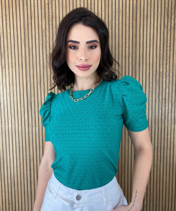 fernandaramosstore com br blusa feminina manga curta laise verde 5