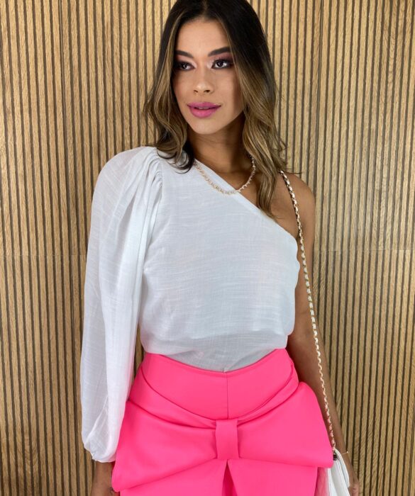 Blusa Feminina Mula Manca Lisa Branca - Fernanda Ramos Store