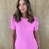 fernandaramosstore com br blusa feminina manga princesa botao atras rosa 3