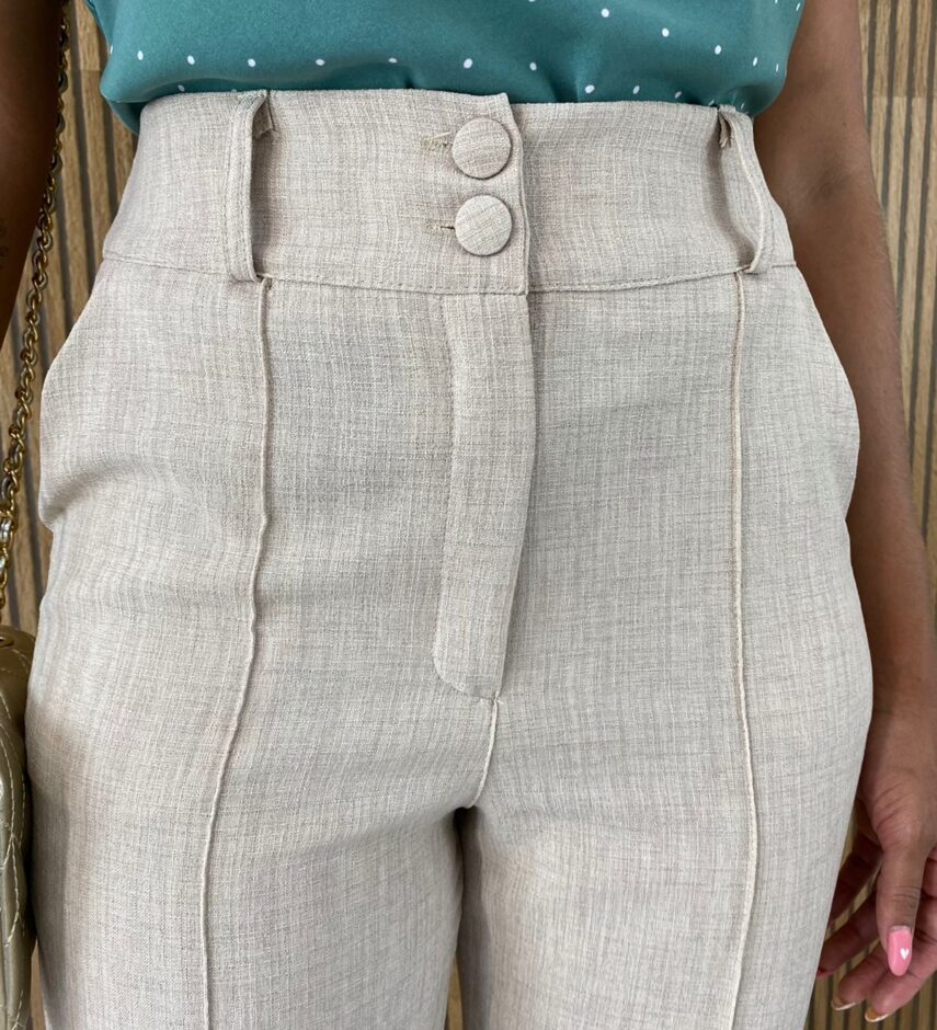 fernandaramosstore com br calca skinny feminina com botoes bege 3