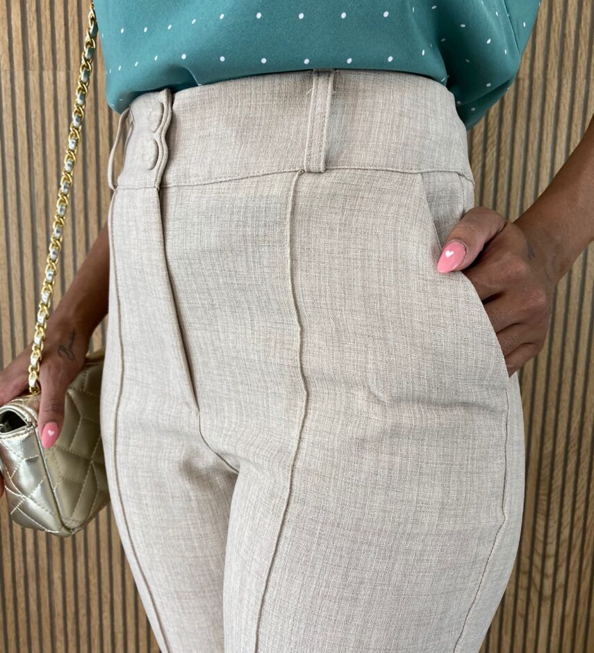 fernandaramosstore com br calca skinny feminina com botoes bege 5