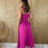 fernandaramosstore com br conjunto feminino calca pantacourt e cropped lastex fucsia 4