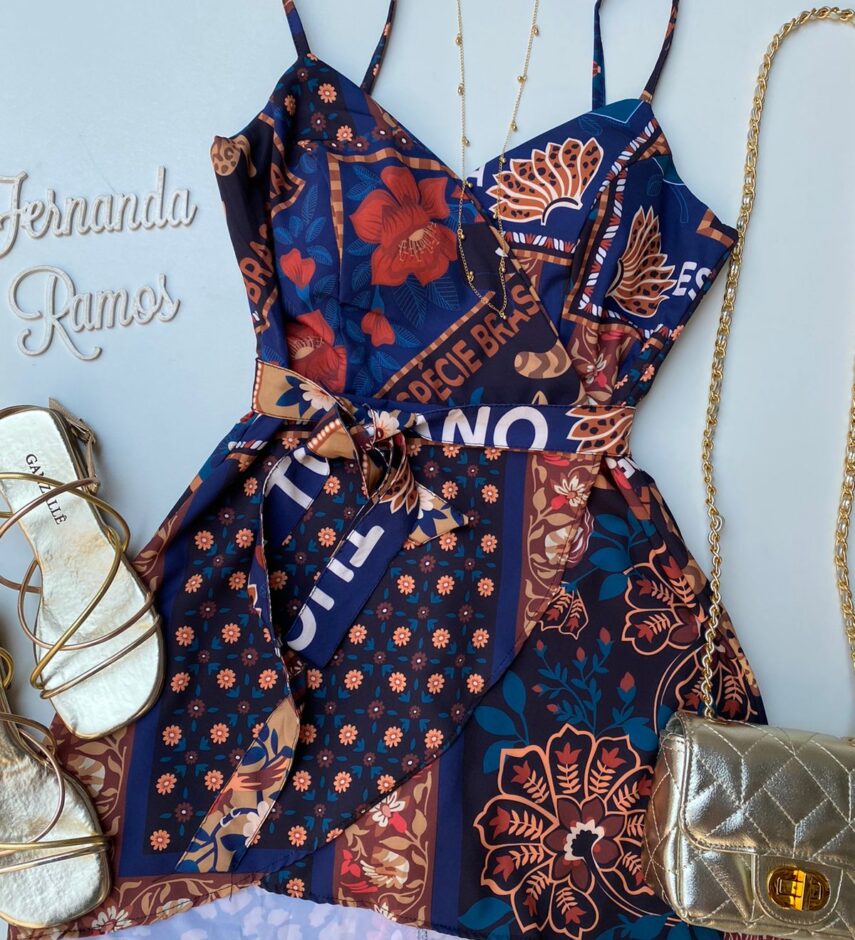 fernandaramosstore com br macaquinho feminino com bojo estampa azul marinho com amarracao