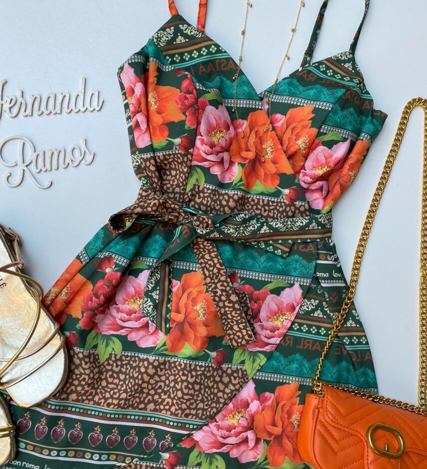 fernandaramosstore com br macaquinho feminino com bojo estampa verde com amarracao 1