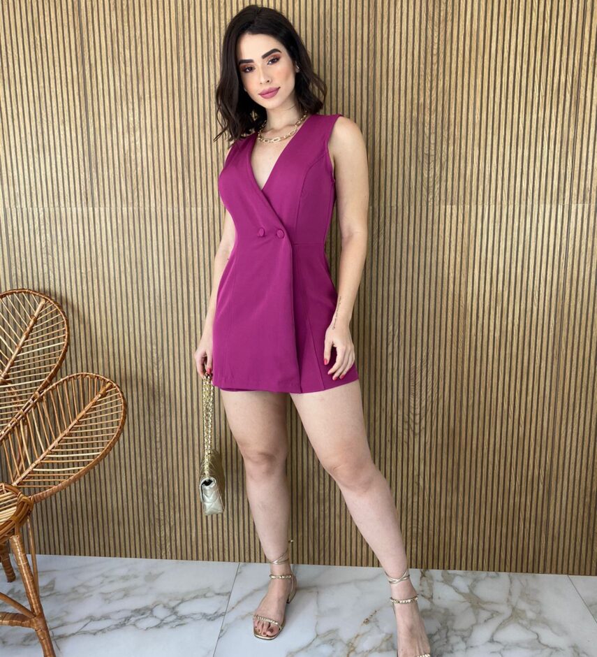 fernandaramosstore com br macaquinho feminino sem bojo com botoes encapados fucsia 2