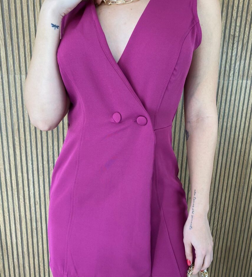 fernandaramosstore com br macaquinho feminino sem bojo com botoes encapados fucsia