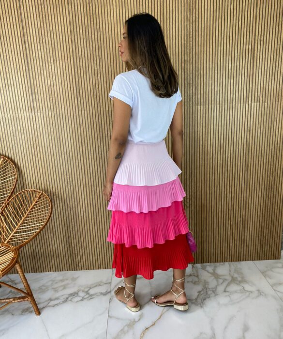 fernandaramosstore com br saia midi com detalhe em plissado rosa e vermelho 4