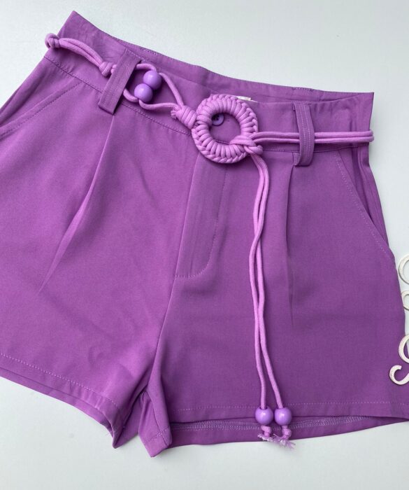 fernandaramosstore com br short feminino com detalhe de amarracao lilas