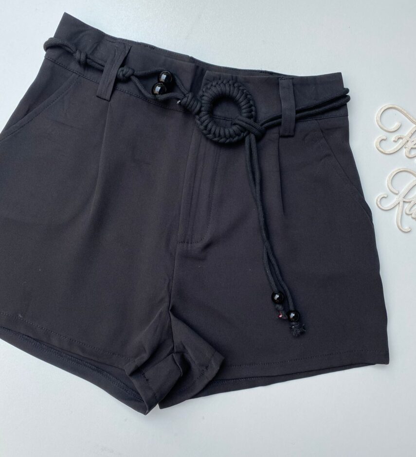 fernandaramosstore com br short feminino com detalhe de amarracao preto