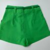 Short Feminino com Detalhe de Amarração Verde Bandeira - Fernanda Ramos Store