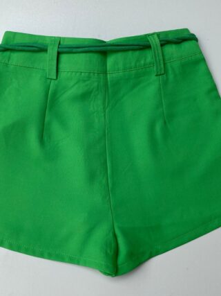 Short Feminino com Detalhe de Amarração Verde Bandeira - Fernanda Ramos Store