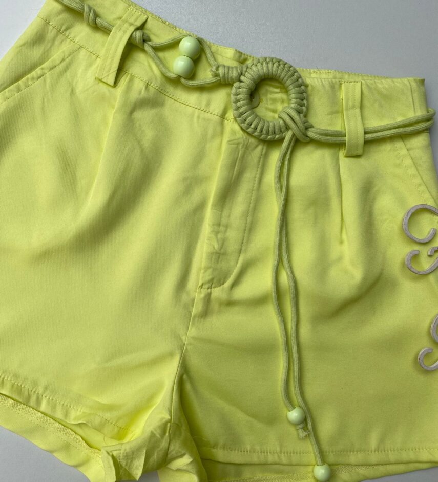fernandaramosstore com br short feminino com detalhe de amarracao verde lima