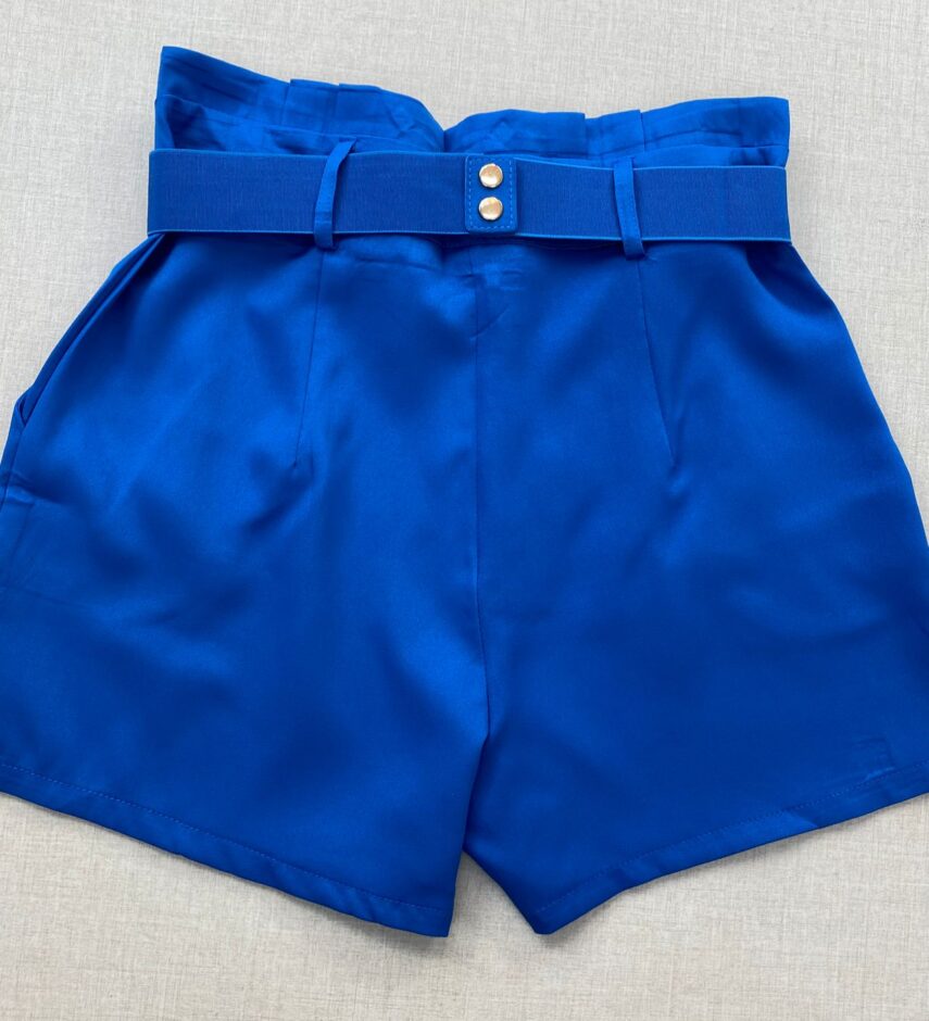 fernandaramosstore com br short feminino com detalhe de cinto azul bic 1
