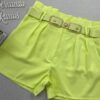 fernandaramosstore com br short feminino com detalhe de cinto verde lima 1