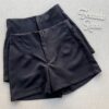 fernandaramosstore com br short feminino de alfaiataria preto com detalhe