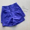 fernandaramosstore com br short feminino de alfaiataria roxo com detalhe