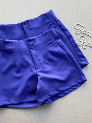 fernandaramosstore com br short feminino de alfaiataria roxo com detalhe