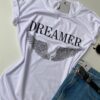 fernandaramosstore com br t shirt feminina manga curta dreamer branca