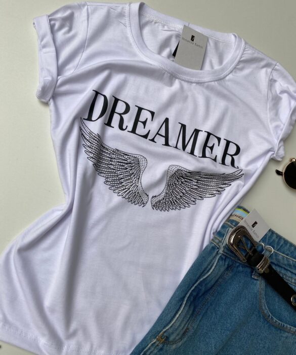 fernandaramosstore com br t shirt feminina manga curta dreamer branca