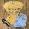 fernandaramosstore com br t shirt feminina manga curta dreamer caramelo