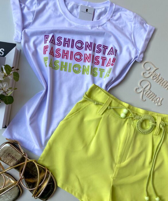 fernandaramosstore com br t shirt feminina manga curta fashionista branca