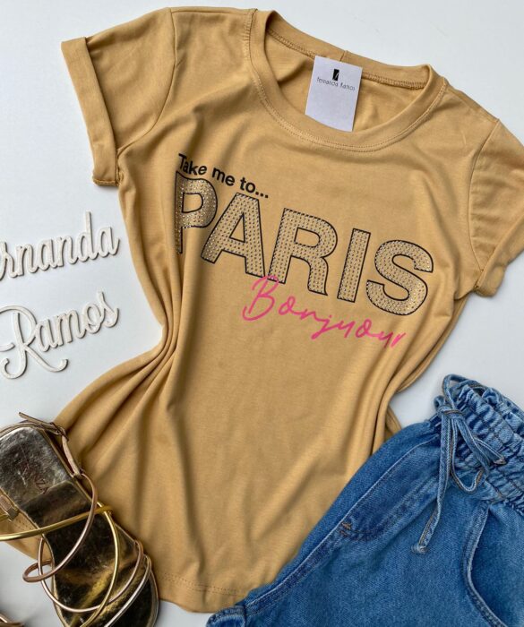 fernandaramosstore com br t shirt feminina manga curta take me to paris bege 1