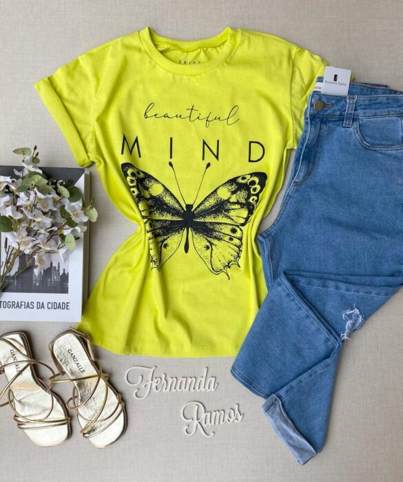 fernandaramosstore com br t shirt manga curta beautiful mind amarela