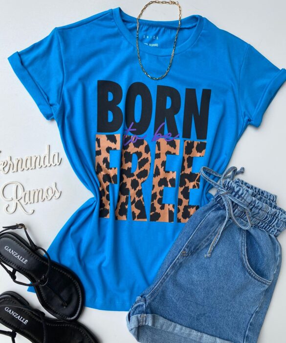 fernandaramosstore com br t shirt manga curta born to be free azul 1