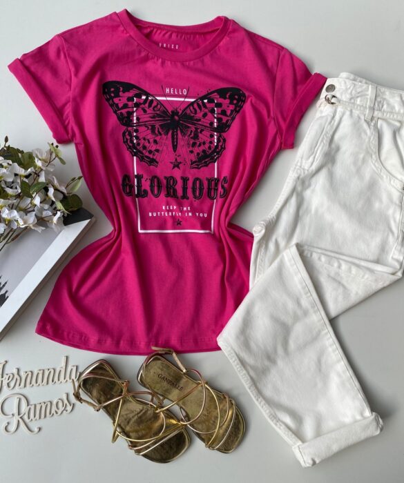 fernandaramosstore com br t shirt manga curta hello glorious pink