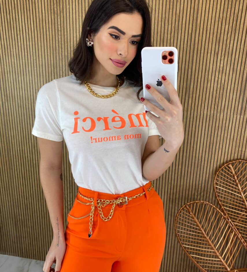 fernandaramosstore com br t shirt manga curta merci mon amour em coral off white 1