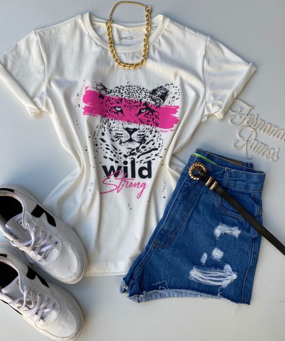 fernandaramosstore com br t shirt manga curta off white com estampa de tigre