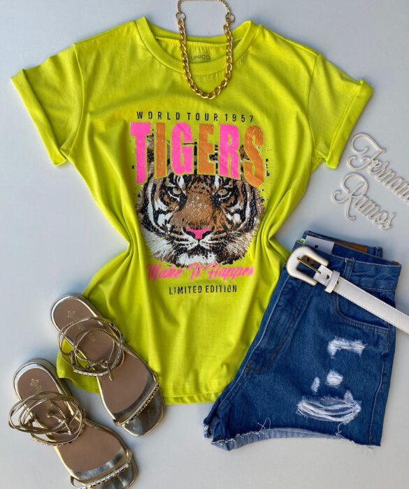 fernandaramosstore com br t shirt manga curta tigers amarelo limao