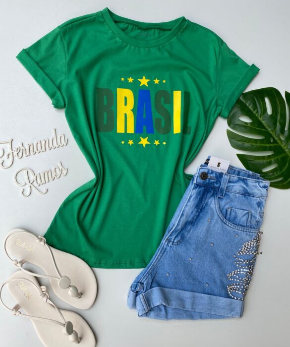 fernandaramosstore com br t shirt manga curta verde com estampa e estrelas