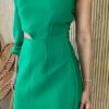 fernandaramosstore com br vestido curto com bojo mula manca ziper lateral verde 4